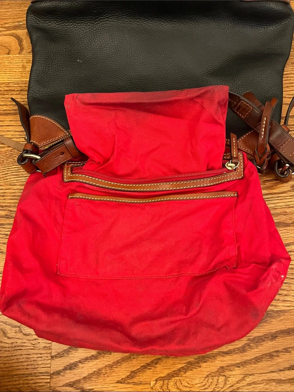 Dooney & Bourke Hobo Shoulder Bag Navy Pebbled Leather K10716120